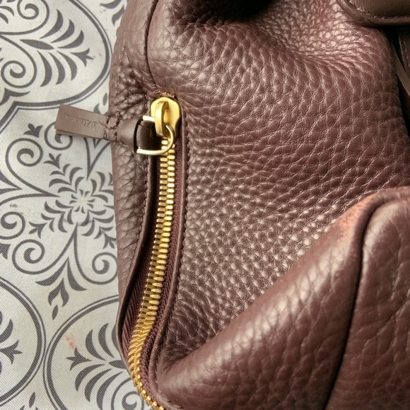 Burgundy Mackage leather backpack - Picture 3 of 5